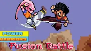 Power Warriors 19.5 Gameplay:Fusion Battle-(Mr Satan And Goku potara fusion Vs Buuhan)