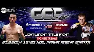 David Kozma vs. Miroslav &Scaron;trb&aacute;k - GCF 27. lightweight title fight