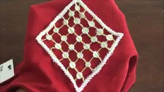 Irish Lace crochet pattern - circle filling crochet stitch