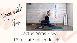 Cactus Arms Flow ~ 18 minute mixed levels yoga