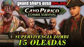 GTA Online: Ataque zombi en Cayo Perico | Todos los premios [15 OLEADAS - SOLO]
