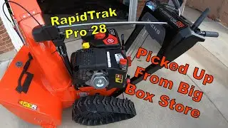 Ariens RapidTrak Professional 28-inch snowblower from big box store
