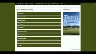 Farm Management System | PHP and MySQL Project Source Code | PHP MySQL CRUD Project