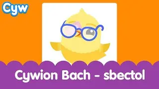 Cywion Bach - Sbectol 🤓 | Welsh Toddler - Learn First Welsh Words Spectacles Glasses Nursery Songs 👓