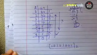 decimal to binary conversion | computer number system | conversion only one minute | #computer