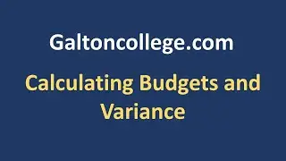 Calculating Budgets and Variance