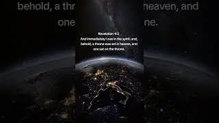 The Almighty, the beginning and the end sits on the throne