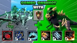 T-Rex Combo One Shot With All Melee | Blox Fruits update 20