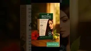 💚 Biotique Herbcolor Review | Natural Hair Color with Herbal Care | 4N Brown | Honest Demo