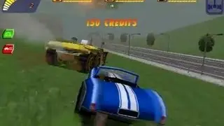 Carmageddon 2 gameplay - Bleak city