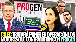 Dr. Augusto Tandazo (Celec tratar&aacute; poner en operaci&oacute;n los MOTORES que CONTRATARON con PROGEN)
