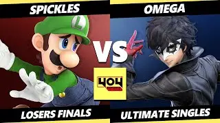 4o4 Weekly 82 LOSERS FINALS - Spickles (Luigi) Vs. omega (Joker) Smash Ultimate - SSBU