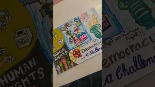 poster on international democracy day #trending #drawing #art #democracy #poster #colourful #rights