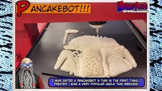 Boba Fett on my new PancakeBot!