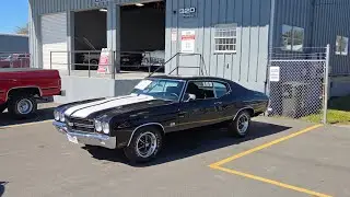 Тест-драйв Chevrolet Chevelle L78 1970 года выпуска, двигатель 396ci Turbo Jet Big Block. 375 л.с...