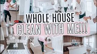 WHOLE HOUSE CLEAN WITH ME 2020 | EXTREME SPEED CLEANING MOTIVATION | ALL DAY CLEANING