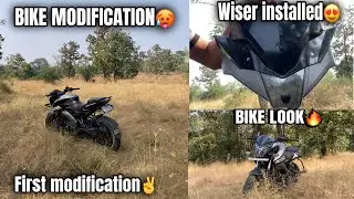WISER INSTALLED🥵😍🔥#modified #modification #ns125lover #nsmodified #200nsthebeast #viralvideo 