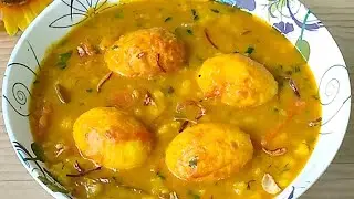বগুড়ার জনপ্রিয় রান্না ডিম দিয়ে আলুর ঘাটি রেসিপি। Traditional alu ghati of bogra. 🥚♥️🥚