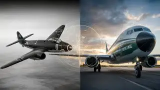 Boeing 737 utilise design aile en fl&egrave;che du Me 262 de 1944 - George Schairer copia