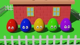 Surprise Eggs Kids Songs | Learn Colors and Numbers with Colorful Eggs | Nursery Rhymes & Kids song