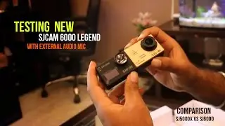 SJCAM 6000 Legend &mdash; распаковка и тестирование с микрофоном на Hayabusa