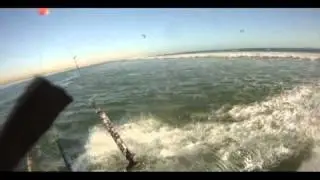 Freeride Kiteboarding POV in San Quintin
