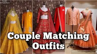 #Latest couple matching outfit ideas #couple#dresses|indian wedding outfit|what to wear for#wedding