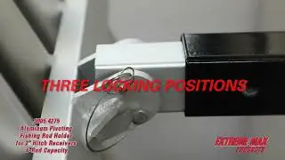 3005.4275 Aluminum Pivoting Fishing Rod Holder for 2