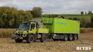 Smart agricultural logistics - Tecnokar Countrywalk walking floor trailer - Mercedes Benz Unimog