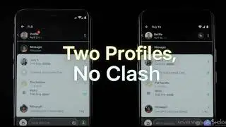 How to use messaging apps on two profiles without conflicts on GrapheneOS