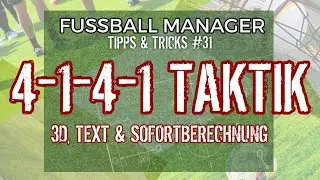 Fussball Manager 23 (FM13) | #31 Tipps & Tricks ▪︎ 4-1-4-1 TAKTIK