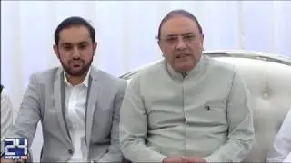 Former President Asif Ali Zardari News Conference In Hub