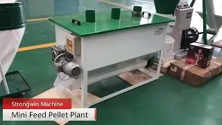 Customized 500 Kg/h Mini Animal Feed Pellet Production Line For Making Chicken Feed Pellets