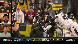 Ben Roethlisberger is speechless after Aaron Rodgers fumble turns into Texans TD | ManningCast