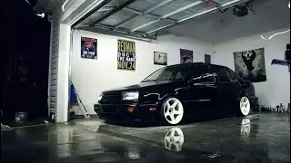 Slammed Mk3 Jetta.