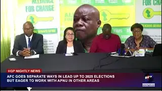 AFC GOES SEPARATE WAYS IN LEAD UP TO 2025 ELECTIONS BUT EAGER TO WORK WITH APNU IN OTHER AREAS