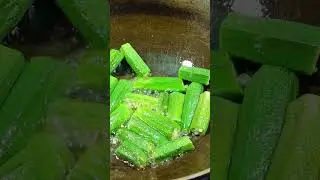 Okra#bhindi #oilfry#Shorts