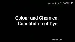 Colour and Chemical Constitution of Dye 2
