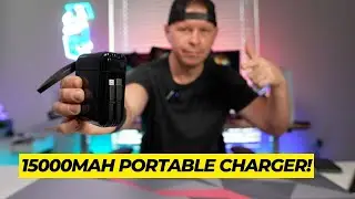 TSRUW 15000mAh Portable Charger with Built-in Cables & AC Wall Plug Review