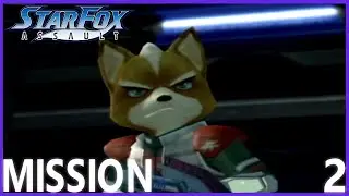 Star Fox Assault - Silver Walkthrough (GC) Mission 2 - Katina: Frontier Base Battle