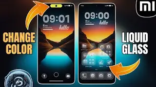 Custom Theme With Colorful Dynamic Island & Glass Icon Pack For Xiaomi Global | Xiaomi Theme Hub