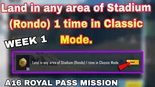 Land in any area of Stadium (Rondo) 1 time in Classic Mode.