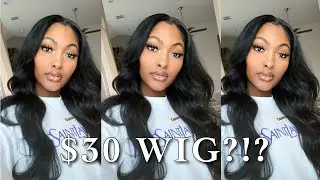 $30 HUMAN LIKE WIG !?!? | Model Model Wig Review & Styling