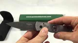 Автоматический нож Protech Knives TR-2 Shaw Skull Custom Damascus