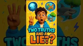 Two Truths and a Lie?! 🤯 Can YOU Spot the Fake Fact? | Fun Kids Quiz!