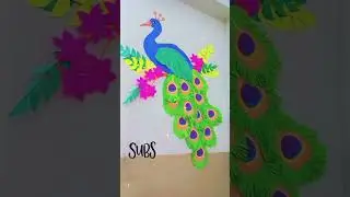 #Most #Beautiful #Bird #Peacock,#Class #Decoration #Ideas #Shorts #Lovely