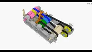 Flachriemen- Umkehrmechanismus 2240P1/Flat belt reversing mechanism240P1
