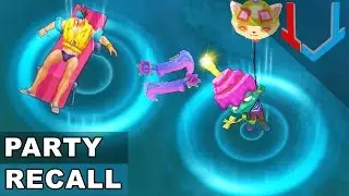 All Pool Party/Party Skins - RECALL Animations (League of Legends)