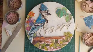 APRENDIENDO MOSAICO 🌱 PROCESO CREATIVO Clase #8 🏡 MODELADO DE NÚMEROS #mosaic  #diyprojects #diy  