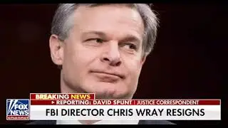 Bad News Hits FBI Director Christopher Ray JUMPS SHIP To Escape From Donald Trump!